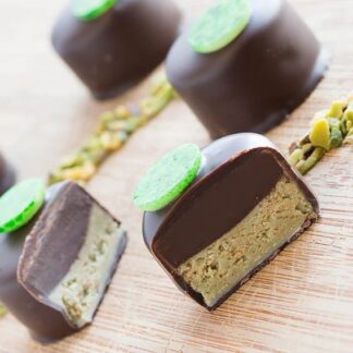 Crema al Pistacchio con Praline Croccanti