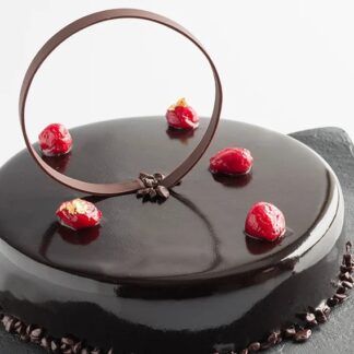 Glassa a Specchio al Cioccolato Dark