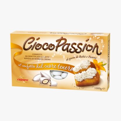 Confetti Crispo Bianchi - CiocoPassion Gusto Babà & Panna 1 Kg.