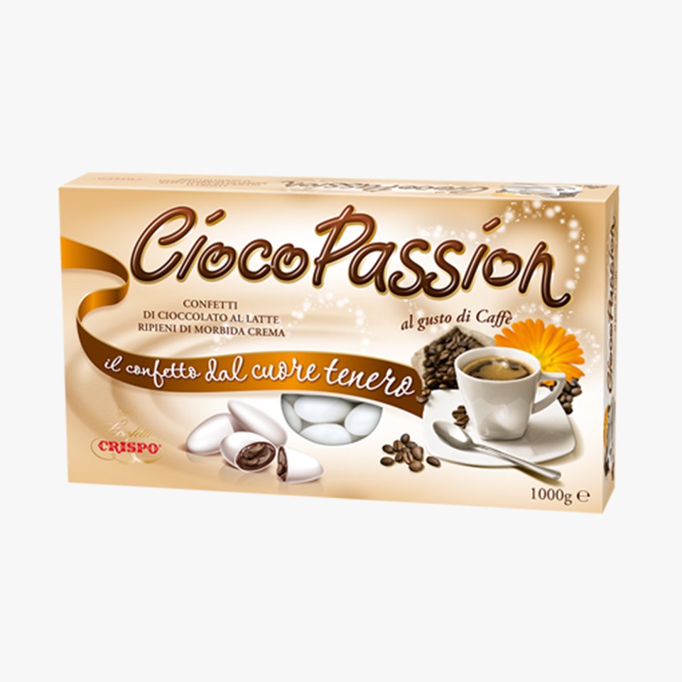 Confetti Crispo Bianchi – CiocoPassion Gusto Caffè 1 Kg.