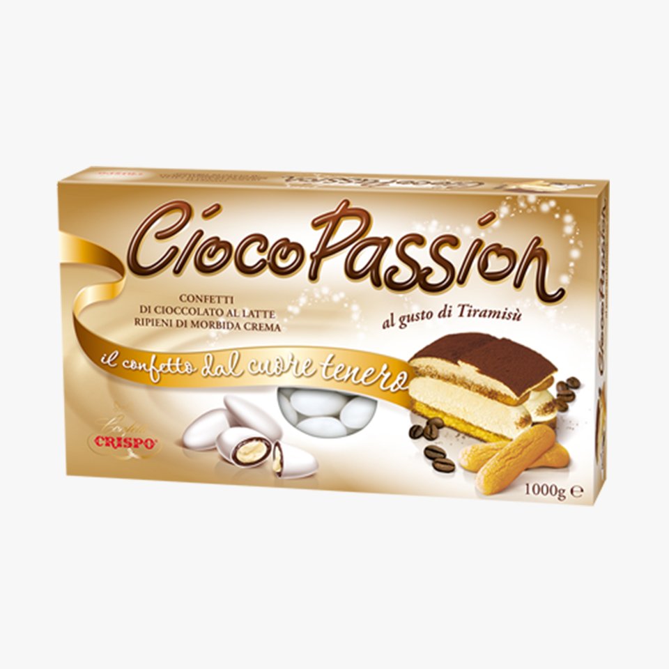 Confetti Crispo Bianchi – CiocoPassion Gusto Tiramisù 1 Kg.