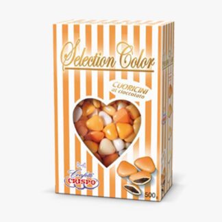 Cioccolatini Crispo a forma di Cuore - Selection Color 500 gr.