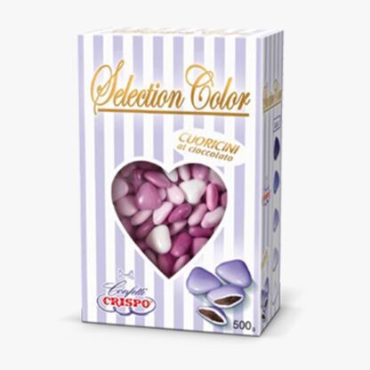 Cioccolatini Crispo a forma di Cuore - Selection Color 500 gr. - immagine 3